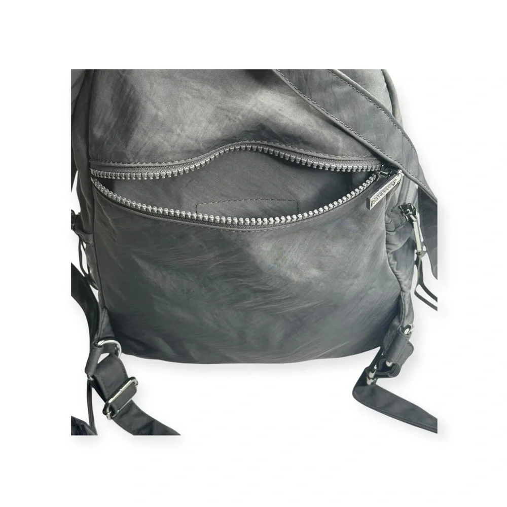 Rebecca Minkoff ♕ Julian Nylon Backpack Bag ♕ Washed Black ♕ Clasps Zips ♕